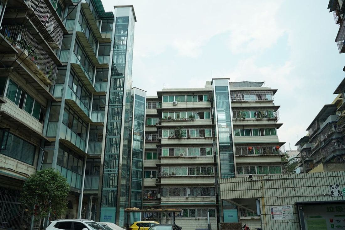 工农院 既有建筑加装项目实景照片